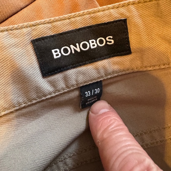 Bonobos 33x30 Slim Khakis - Picture 1 of 4